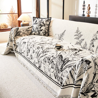 Botanical Elegance Sofa Cover