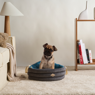 Corduroy Comfort Pet Basket