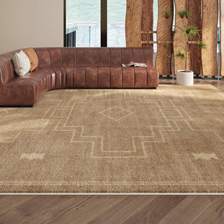 Easy Clean Rug Geometric Spillproof Plush Bedroom Area Rug