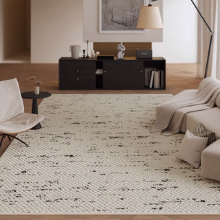 Easy Clean Rug Minimalist Spillproof Plush Modern Bedroom Area Rug