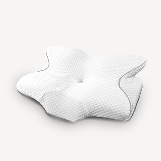 Ergonomic Neck Support Pillow for Side Back Stomach Sleepers with Pillowcase