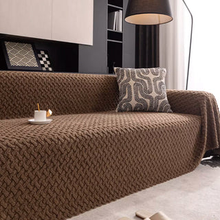 Luxurious Woven Texture Sofa Cover