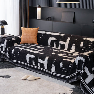 Monochrome Chic Sofa / Couch Cover