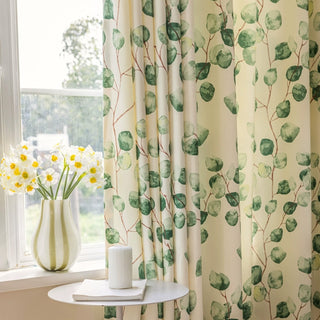 Nature-Inspired Leaf Pattern Curtain