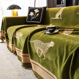 Safari Elegance Anti-Pilling Sofa Cover