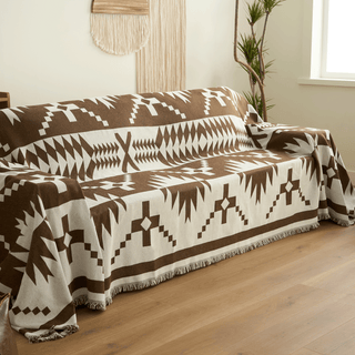 Tribal Pattern Couch Cover -Final Sale