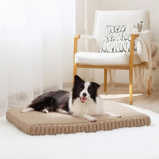 Faux Rabbit Fur Warm Washable Orthopedic Dog & Cat Bed