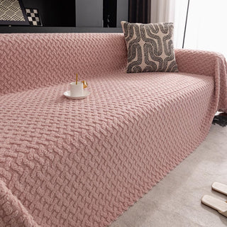 Luxurious Woven Texture Sofa Cover