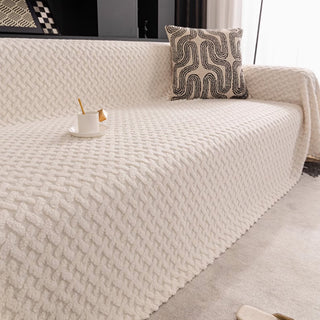 Luxurious Woven Texture Sofa Cover