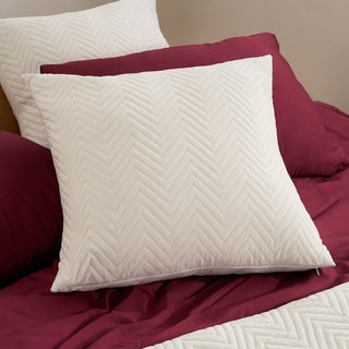 Quilted Throw Pillow Cover Set