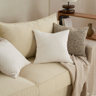 Quilted Throw Pillow Cover Set