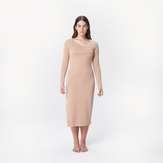 Modal soft lounge long sleeve dress - Final Sale