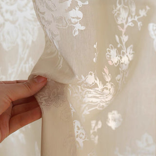 Floral Sheer Curtain