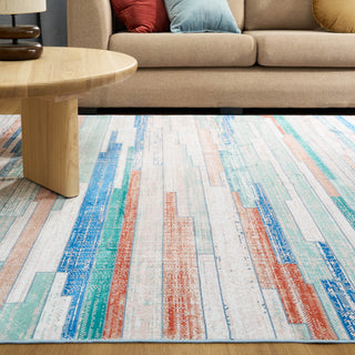 Waterproof Modern Refraction Plush Rug