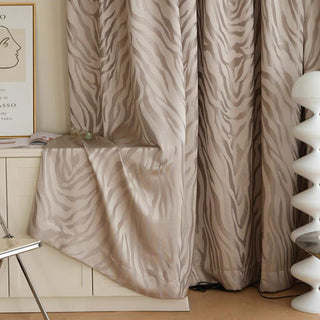 Modern Zebra Pattern Curtain