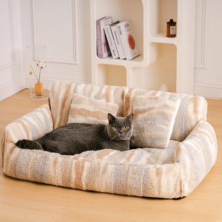 Nordic Fluffy Extra Large Cozy Dog & Cat Sofa Bed