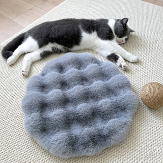 Soft Plush Warm Dog & Cat Sleeping Pad Round Dog Mat