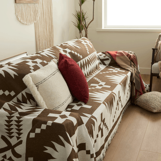 Tribal Pattern Couch Cover -Final Sale