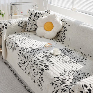 Abstract Floral Sofa Cover