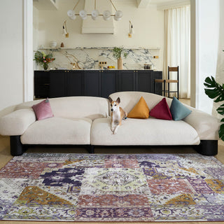 Waterproof Classic Collage Persian Plush Rug