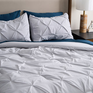 Classic Pintuck Duvet Cover Set