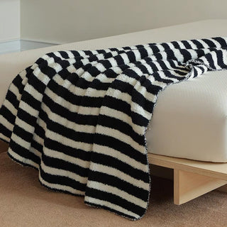 Cozy Classic Stripes Throw Blanket