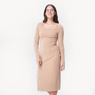 Modal soft lounge long sleeve dress - Final Sale