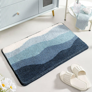 Easy Clean Rug Nature-Inspired Gradient Durable Non-Slip Pet-Friendly Indoor Area Outdoor Doormat