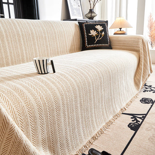 Herringbone Pattern Sofa Cover