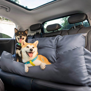 Travel Bolster Safety Waterproof Medium Large Dog Car Back Seat Bed