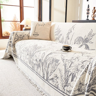 Botanical Elegance Sofa Cover