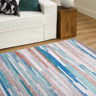 Waterproof Modern Refraction Plush Rug