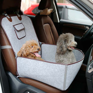 Nature Felt Fabric Dog Car Seat Cover Bed