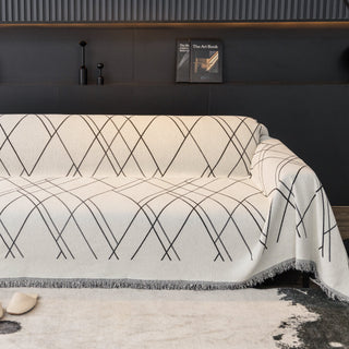 Nightfall Harmony Monochrome Chic Sofa / Couch Cover - Final Sale