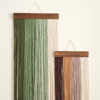 Nomad's Palette Dip-Dyed Macrame Wall Tapestry Set