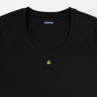 Scoop Neck Hemp Tee - Sustainable & Summer-Ready Essential - Final Sale