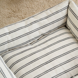 Striped All-Seasons Dog & Cat Bed