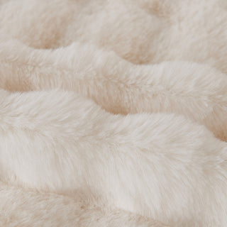 Luxe Ripple Faux Fur Sofa/Couch Cover