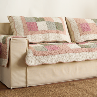 Washable Whimsy Quilted Sofa Cover - Final Sale