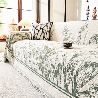 Botanical Elegance Sofa Cover