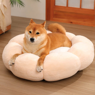 Flower Warmth Full Support Washable Decoration Dog & Cat Bed