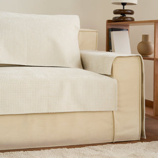 Waffle Chenille Sofa Cover