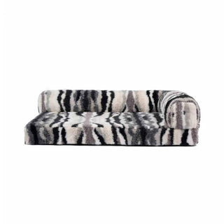 Zebra-Pattern Large Removable Washable Orthopedic Dog & Cat Pillow Bed