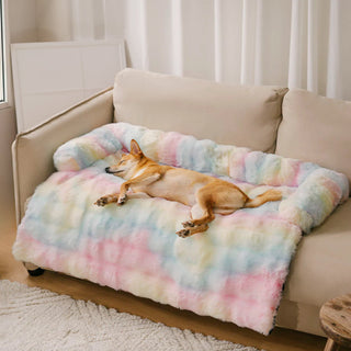 Fluffy Calming Dog Bed Sofa Protector Dog Mat