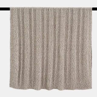 Cozy Ribbed Boucle Throw Blanket